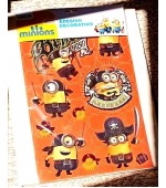 adesivo decorativo 3D do minions ( meu malvado favorito ) 2 cartelas